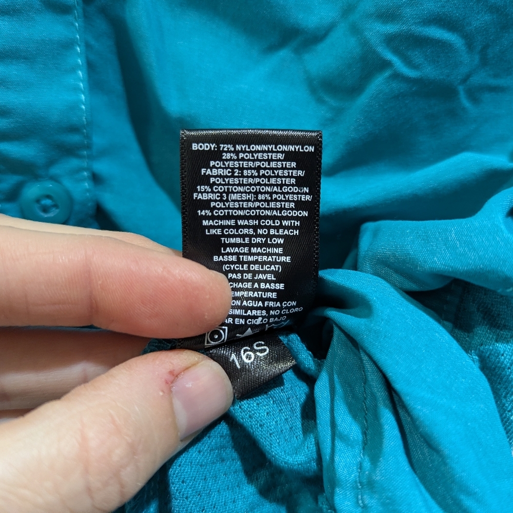 Kuhl Women's Teal Blue Button Up Collared Outerwear Shirt size Small - Picture 11 of 12